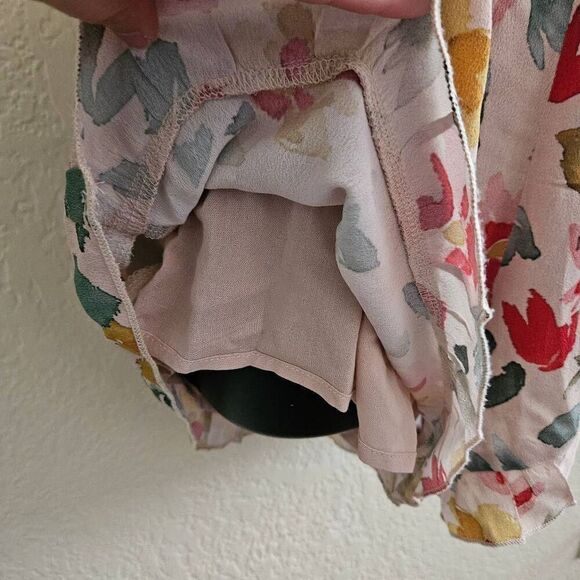 Winston White Alessandra Watercolor Tie Front Romper - Picture 5 of 9